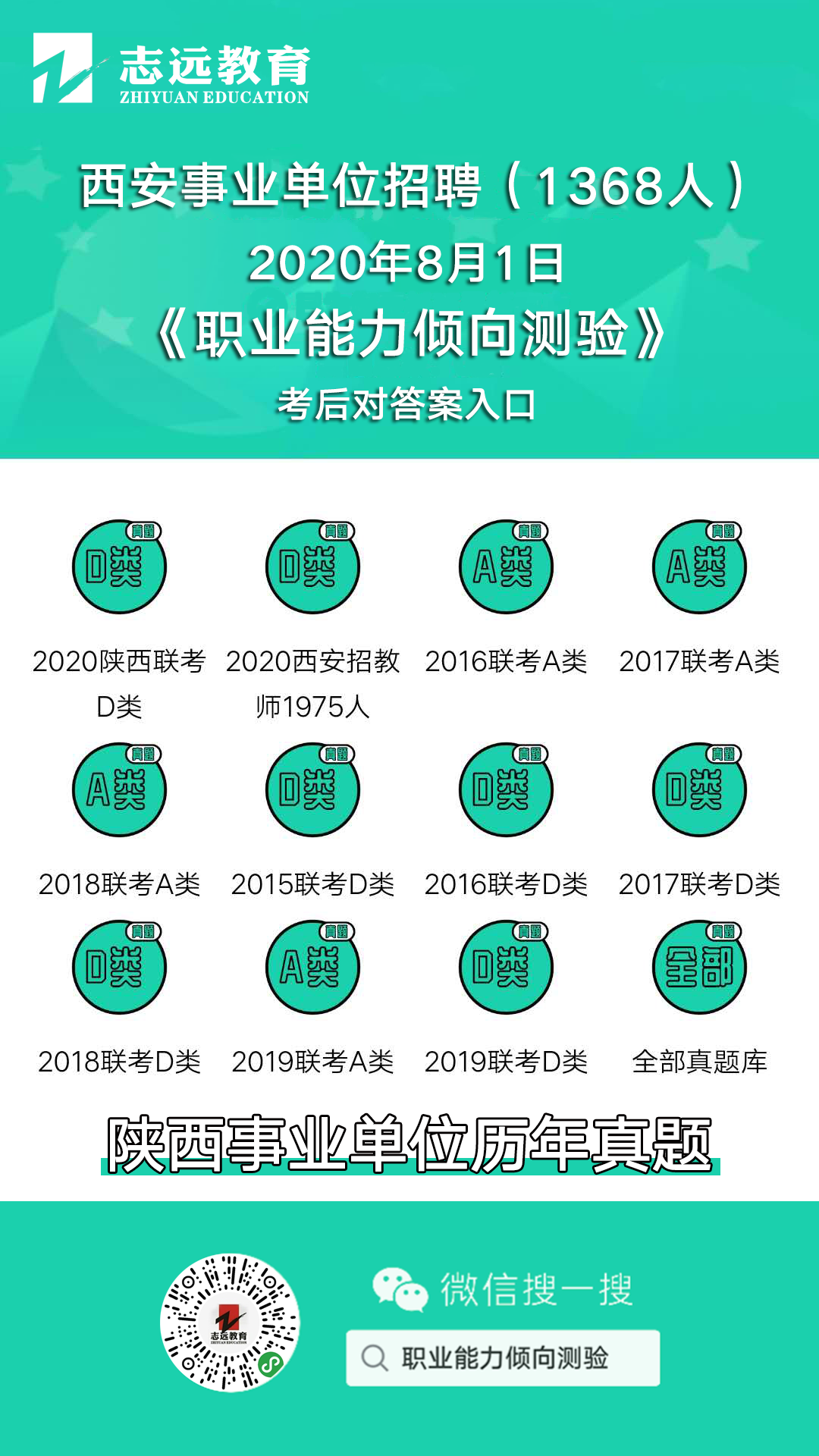 2020西安事业单位招聘1368人|准考证打印入口(图3)