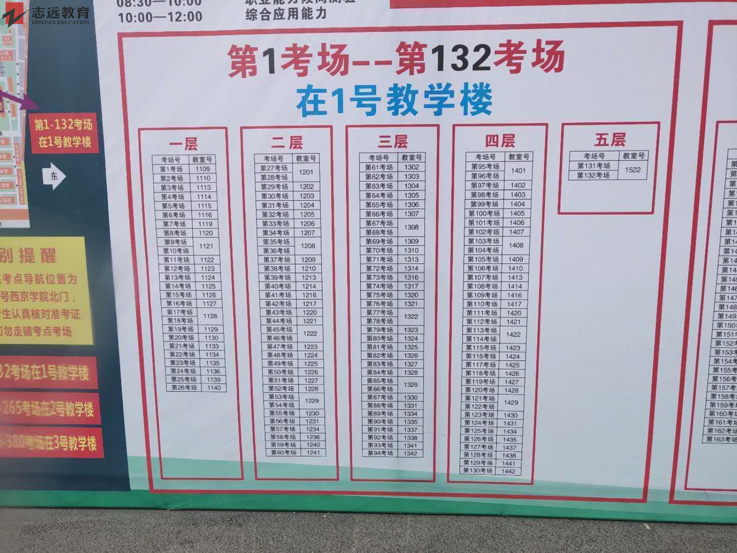 2020年8月1日西安事业单位招聘（1368人）——西京学院考点分布图(图2)