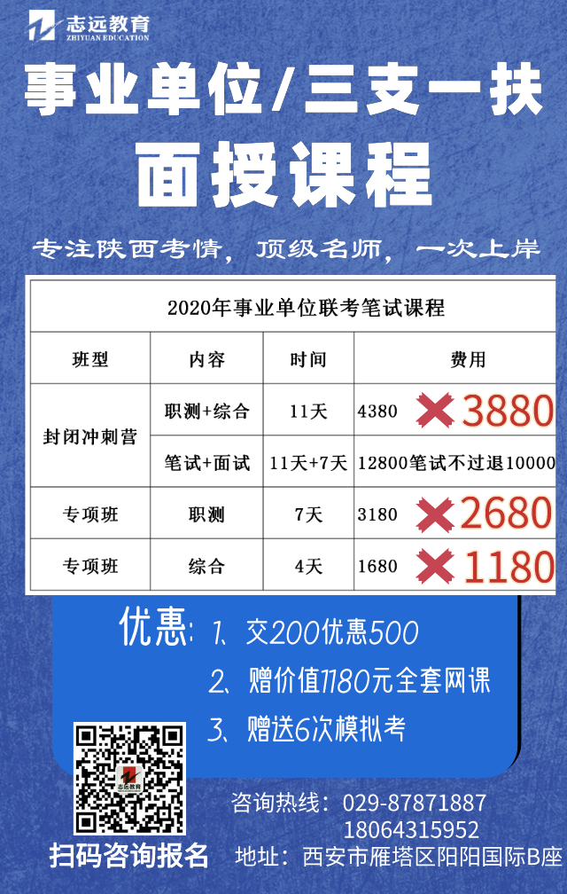 2020陕西事业单位及三支一扶报名入口(图2)